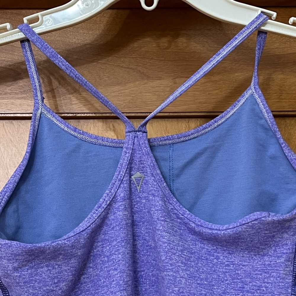 Ivivva Lululemon Y Back Tank Top Girls Size 12 Heather Purple - Picture 4 of 7